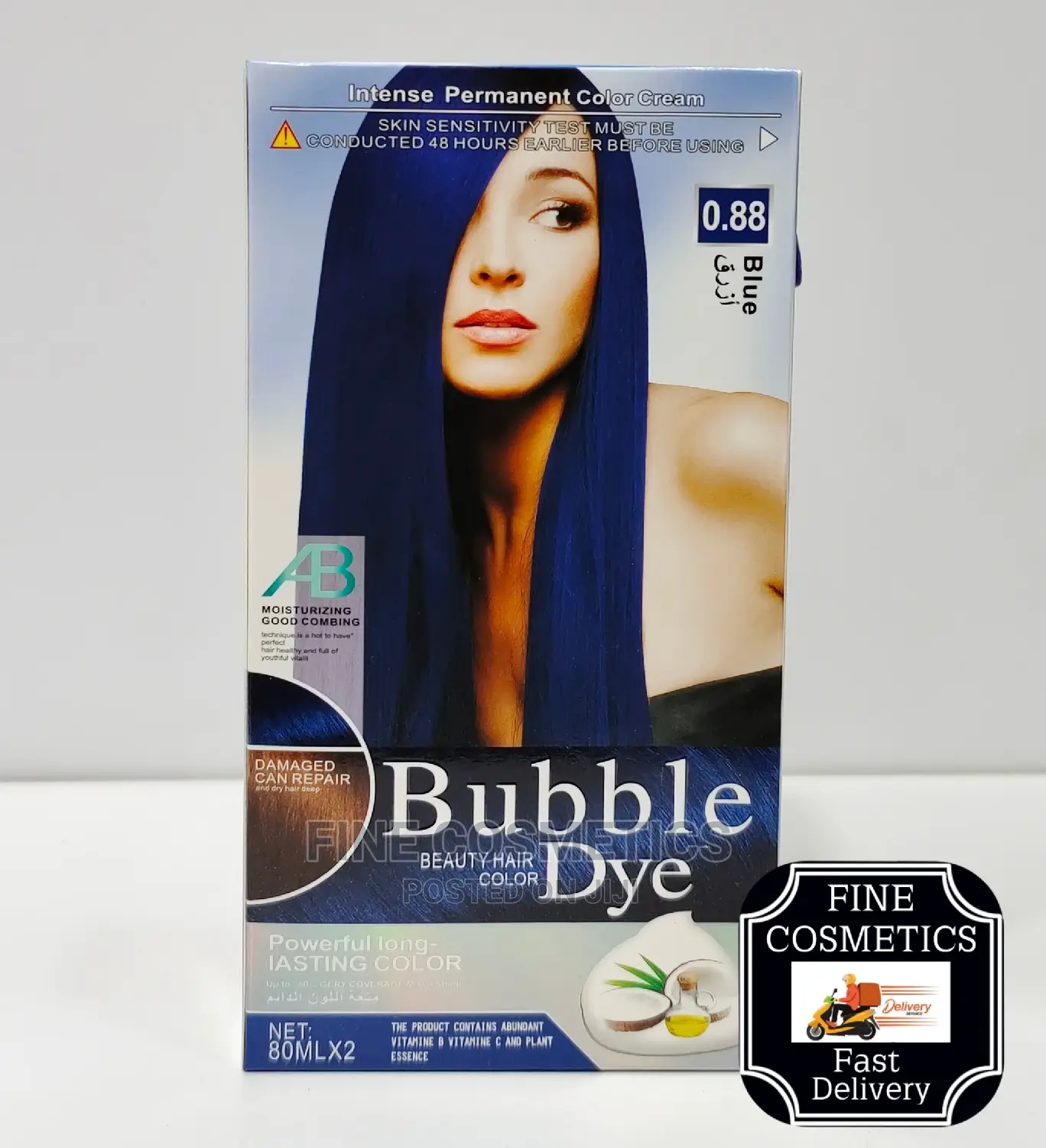 Jeseca Bubble Beauty Professional Hair Color Dye White Gray