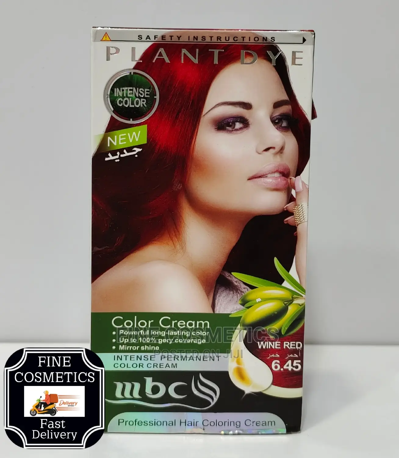 Jeseca Bubble Beauty Professional Hair Color Dye White Gray