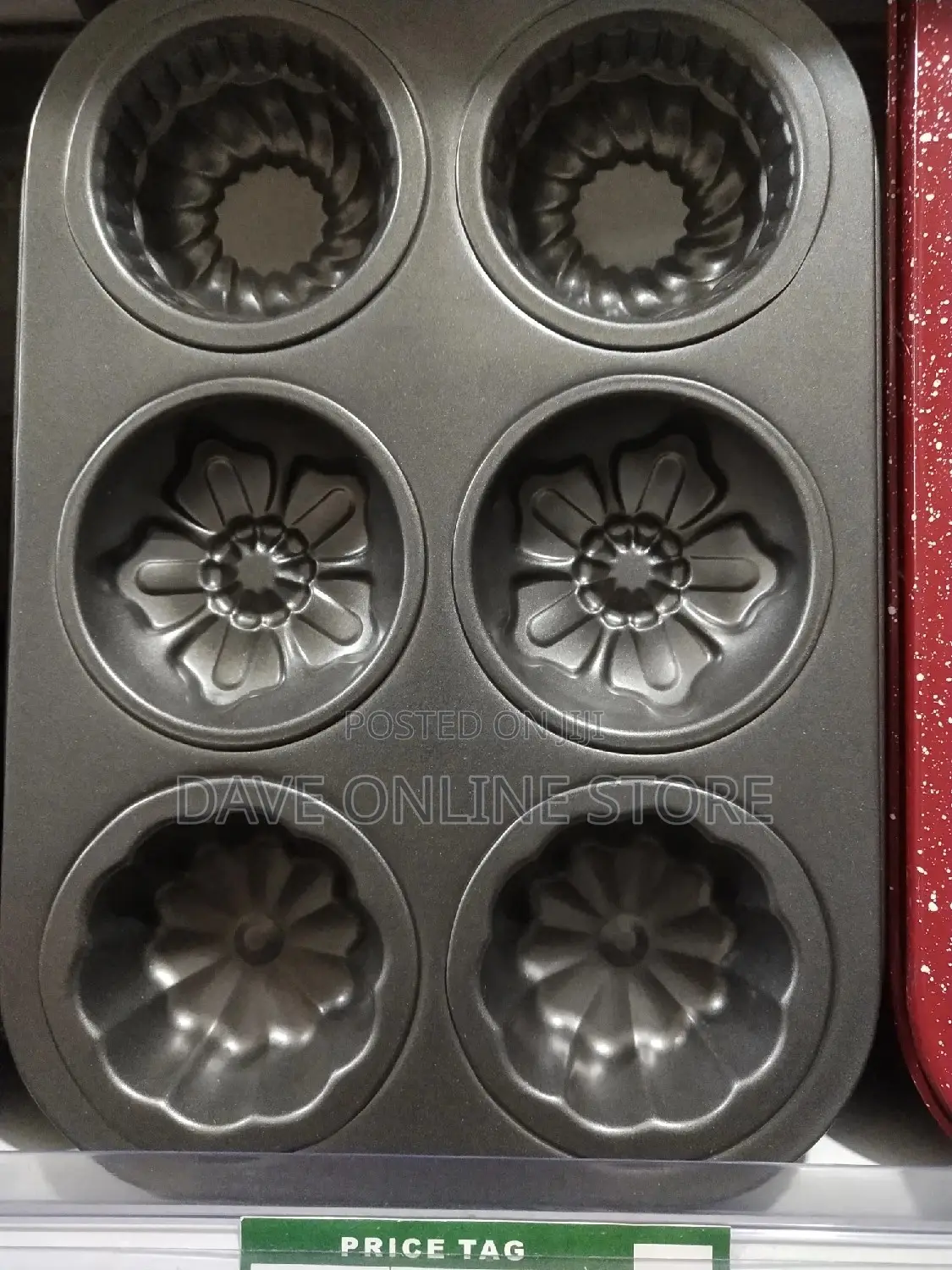 6-Hole,Cupcake and Muffin Baking Tray
