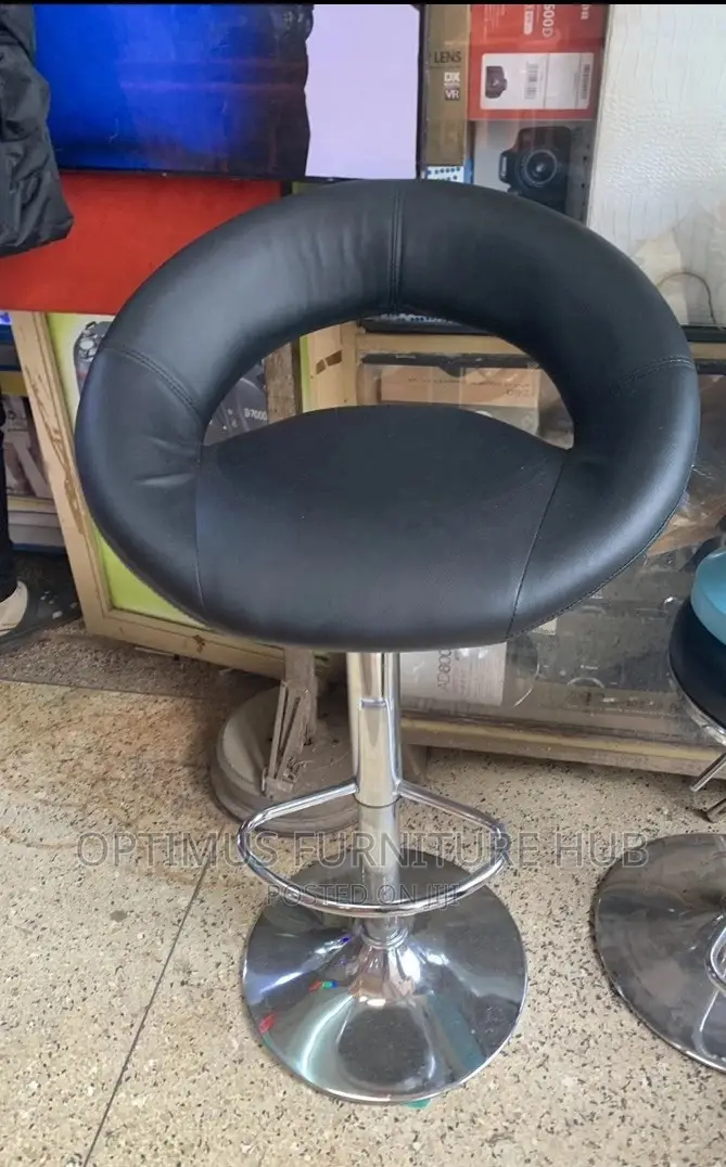 Executive Leather Stool