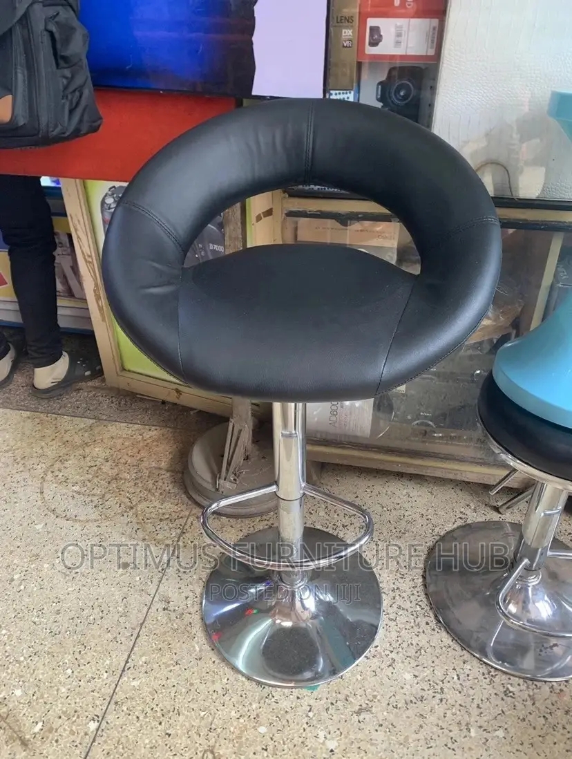 Executive Leather Stool