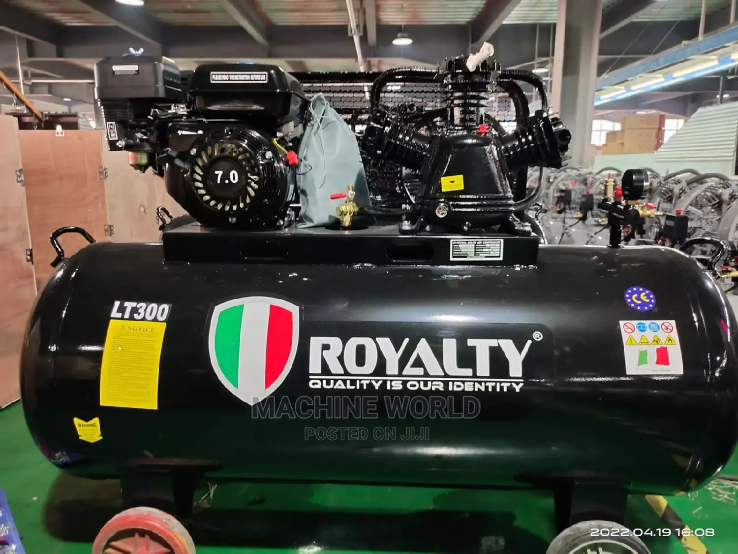 100trs Air Compressor (Double Piston)