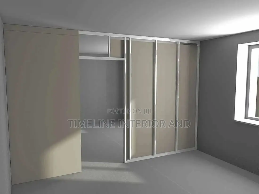 Gypsum Boards Partioning.