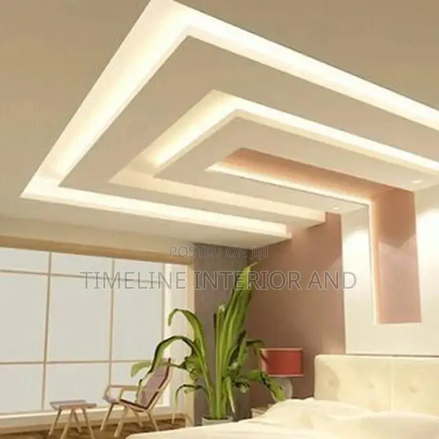 Gypsum Boards Ceilings in Master Bedroom.