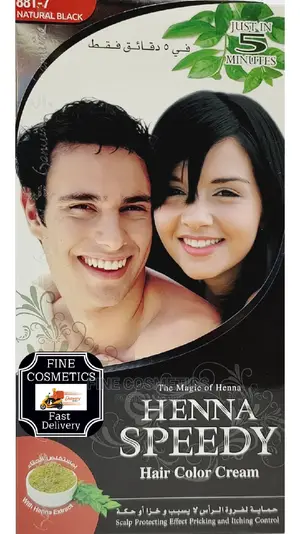ORIGINAL Henna Speedy Natural Hair Dye Black Or Brown