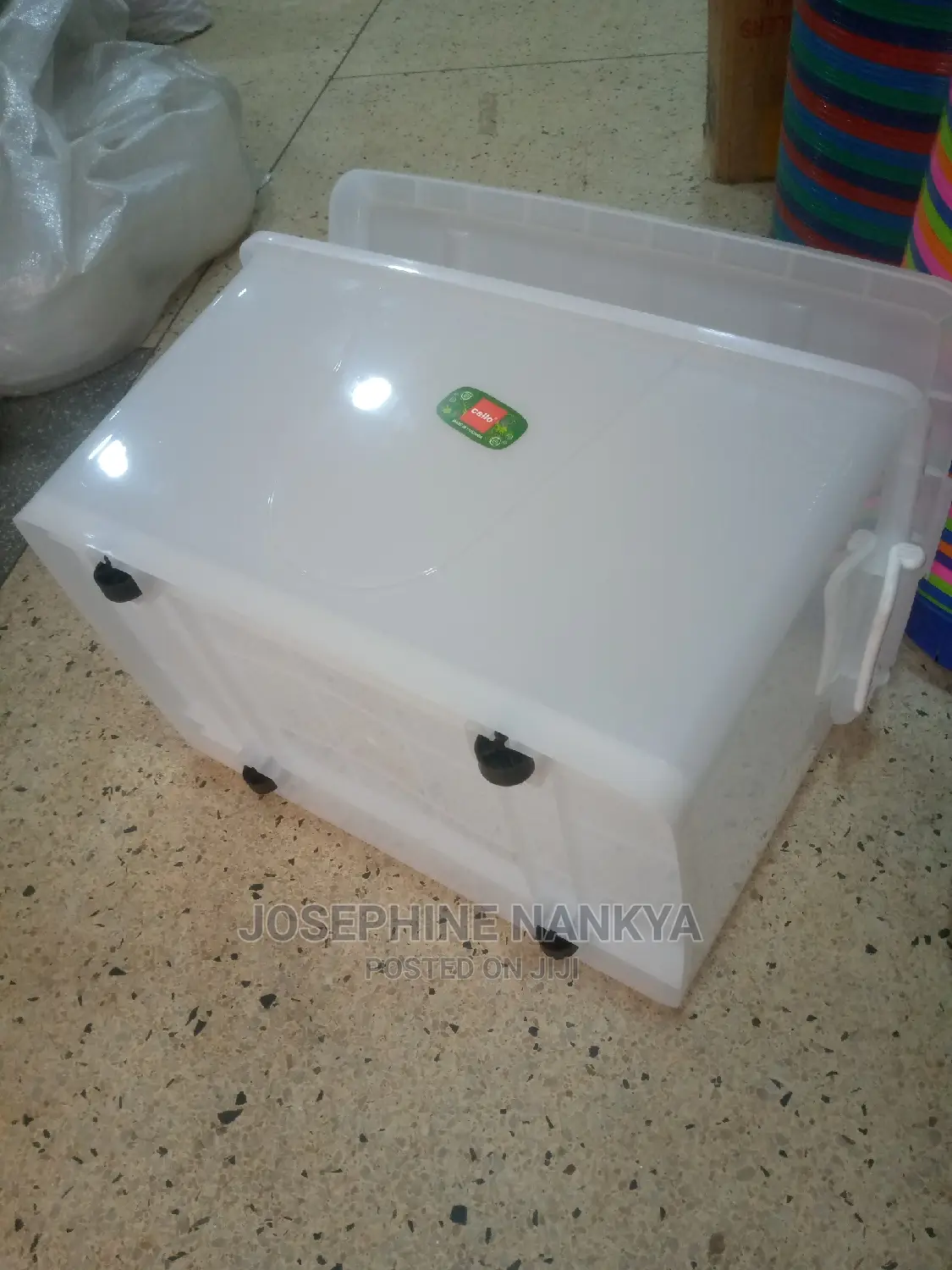 Cello Storage Box Colourless 70ltrs