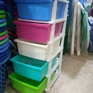 Plastic Storage Drawer Trolley