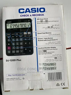 Casio Calculator DJ 120