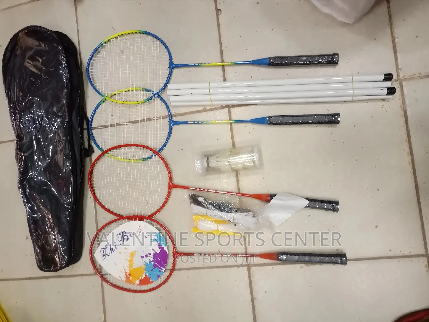 Sets of Badminton Rackets Four Player Original Material