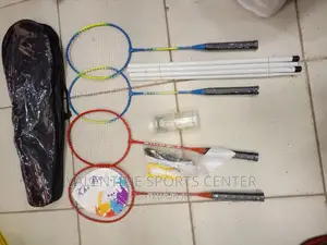 Sets of Badminton Rackets Four Player Original Material