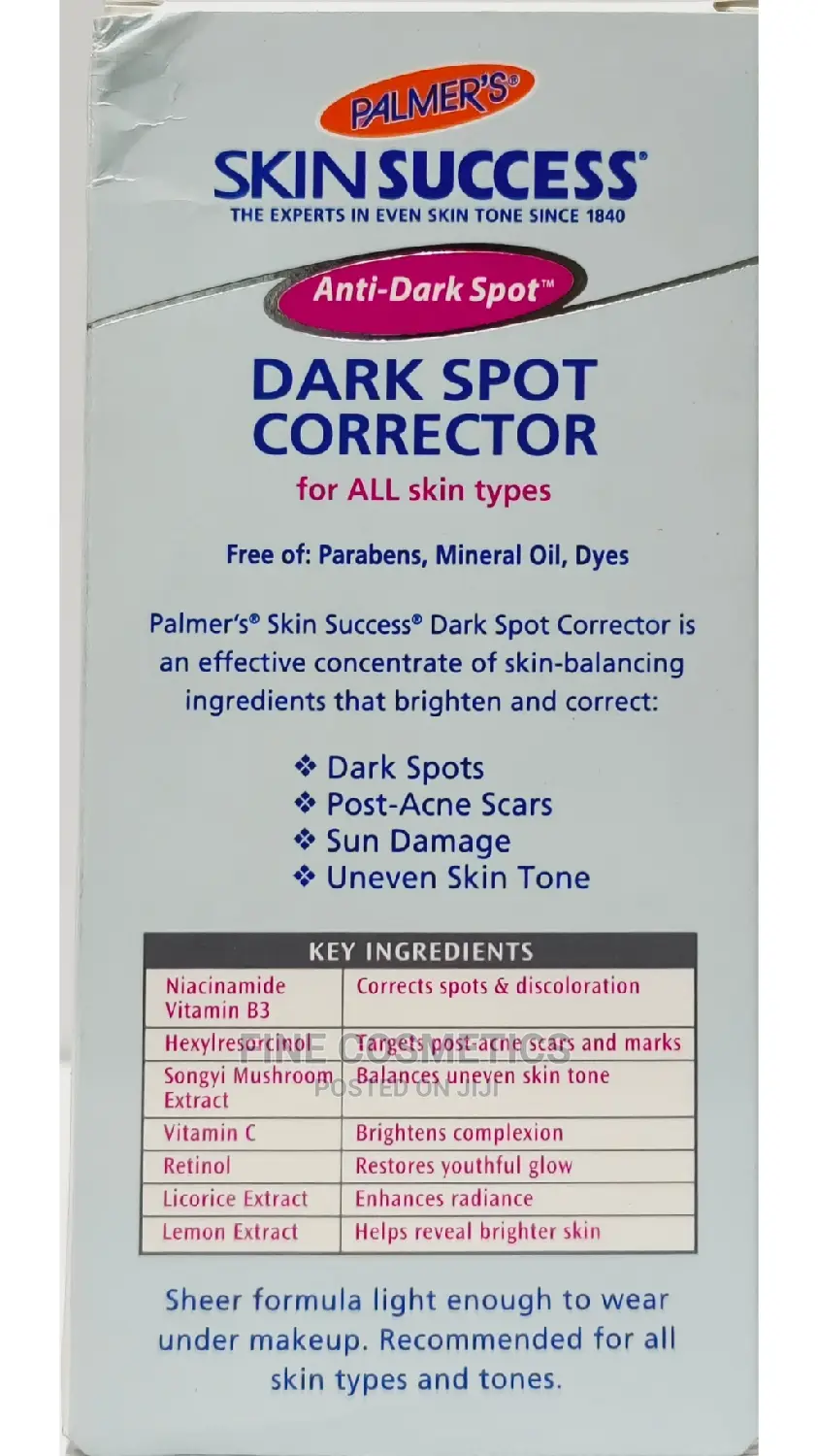 Palmer's Skin Success Dark Spot Corrector Fade Serum Retino