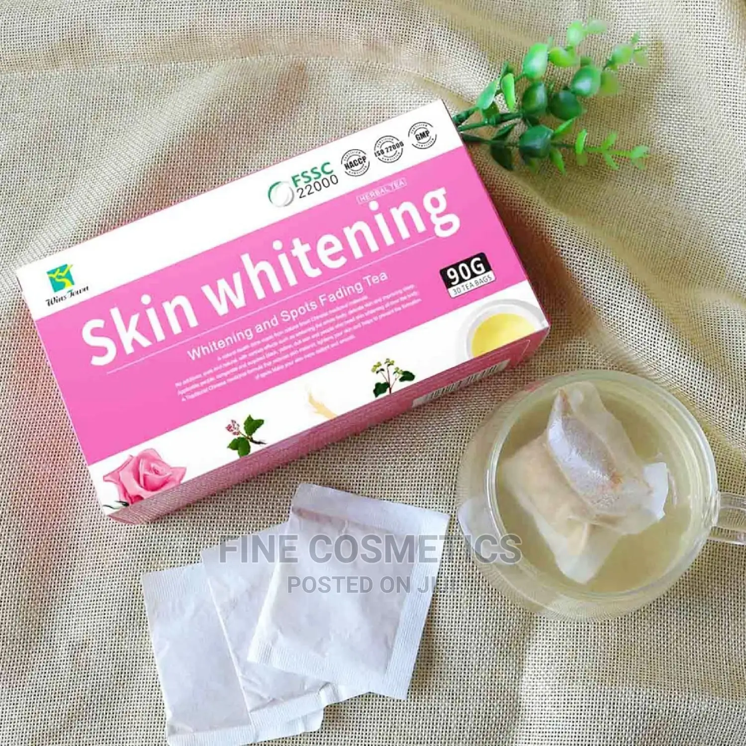 Wins Town Skin Whitening Tea Bags Lightening Powder