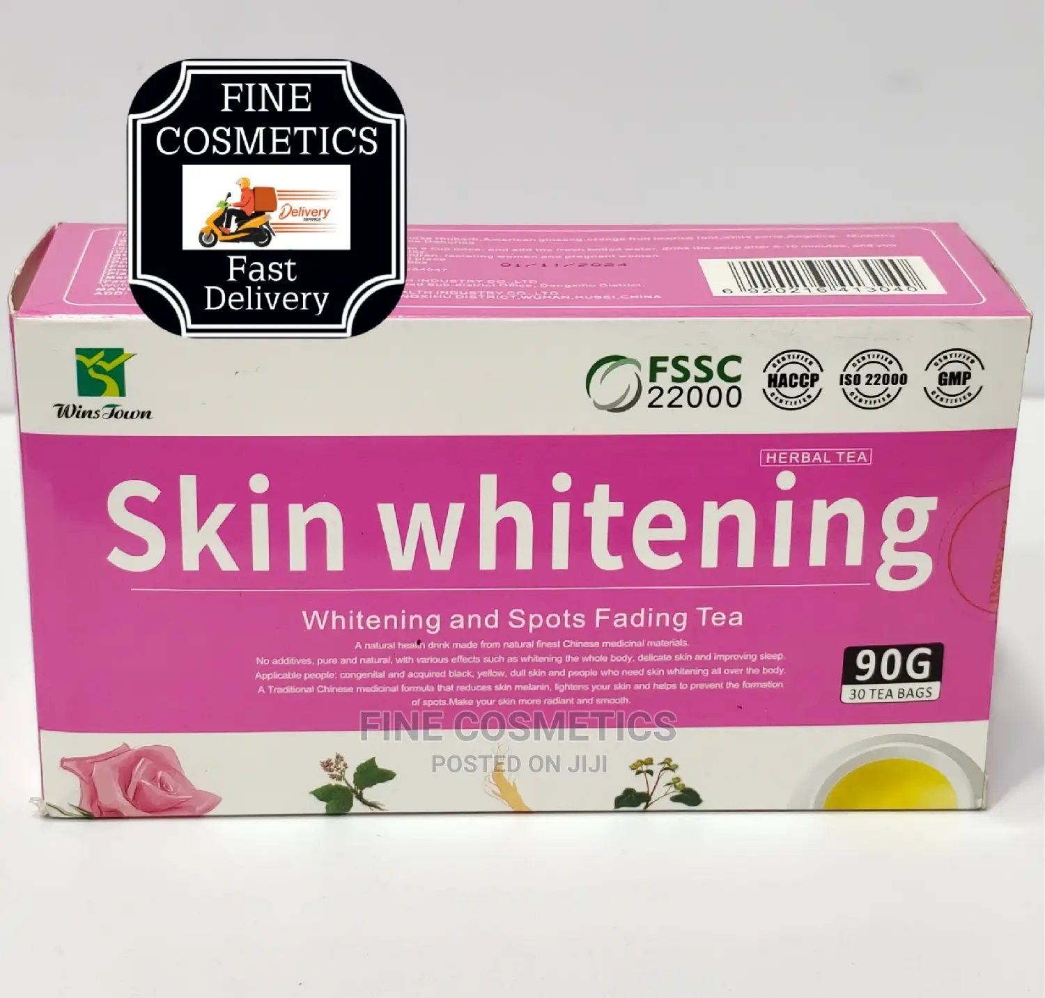 Wins Town Skin Whitening Tea Bags Lightening Powder