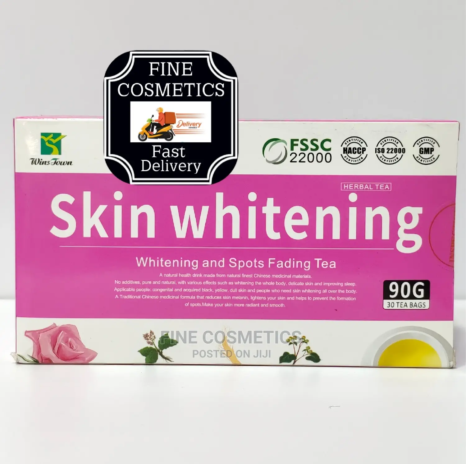 Wins Town Skin Whitening Tea Bags Lightening Powder