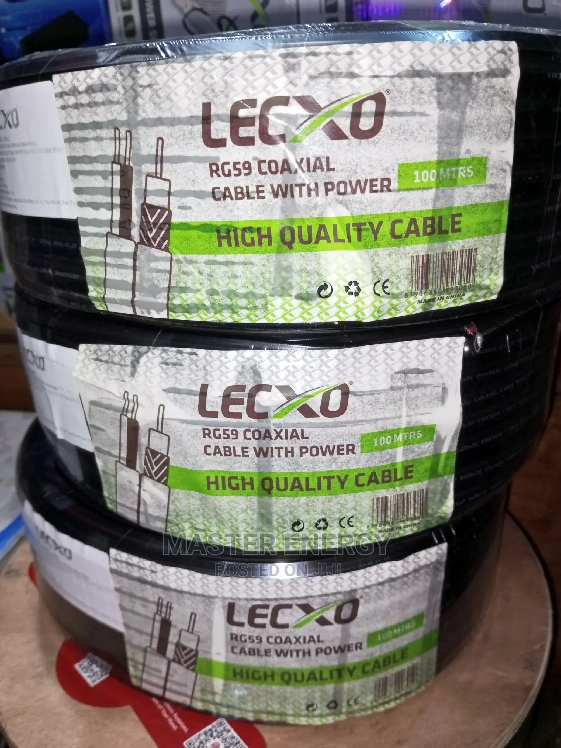 100meters Coaxial Cables for CCTV