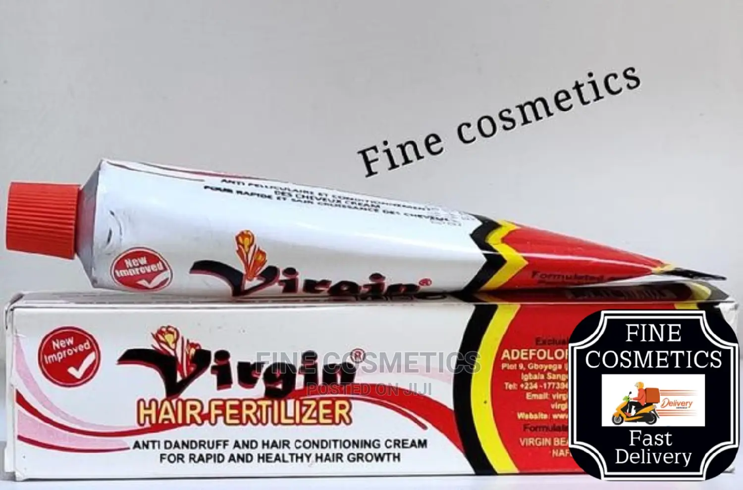 Virgin Hair Fertilizer, Rapid Hair Growth Booster Anti-Dandruff Cream