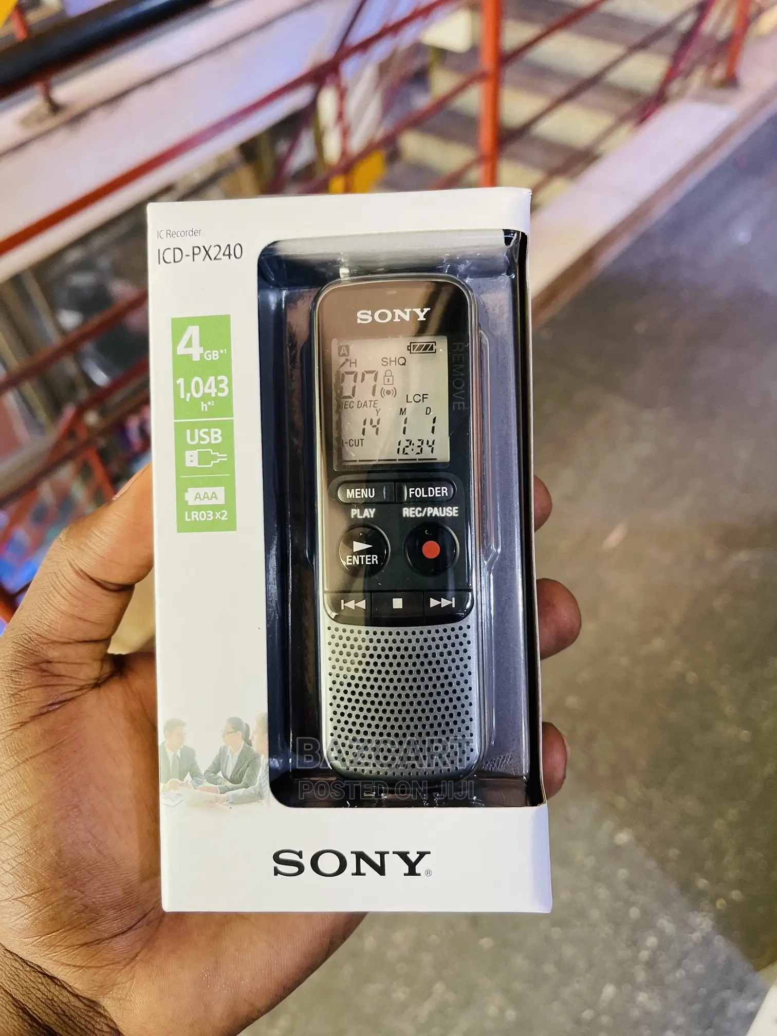 Sony Voice Recorder Icd-Px240 4gb Storage