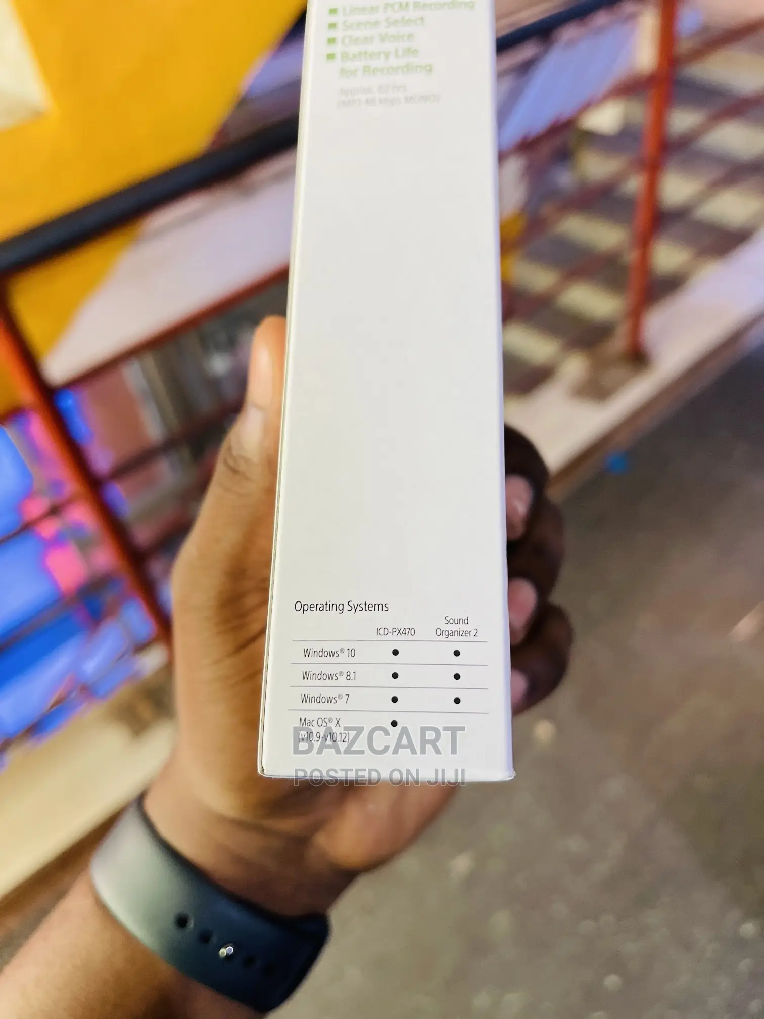 Sony Voice Recorder Icd-Px470 4gb Storage