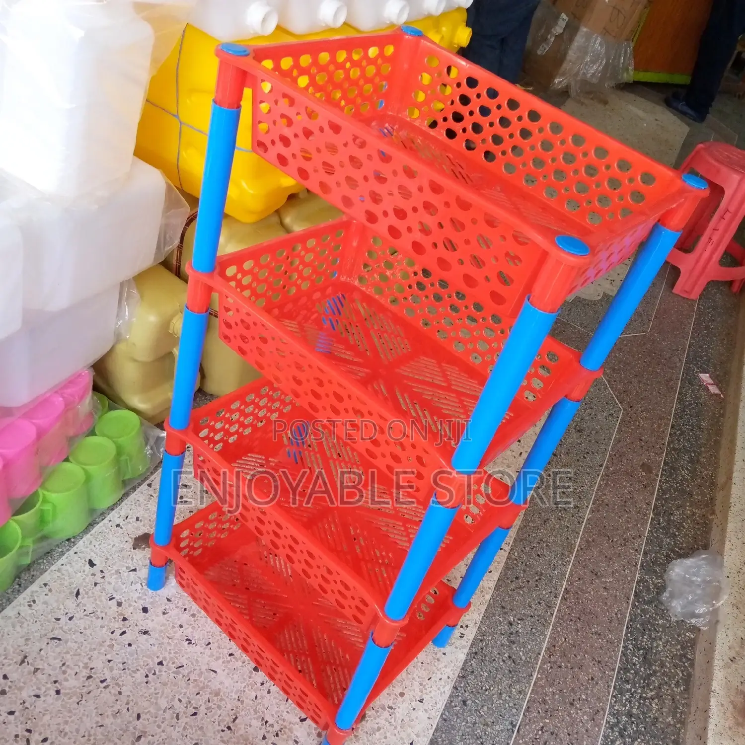 Plastic Kitchen Rack Trolley
