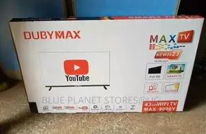 Dubymax 43inch Full Hd Led Frameless Smart TVS || Max-9000y