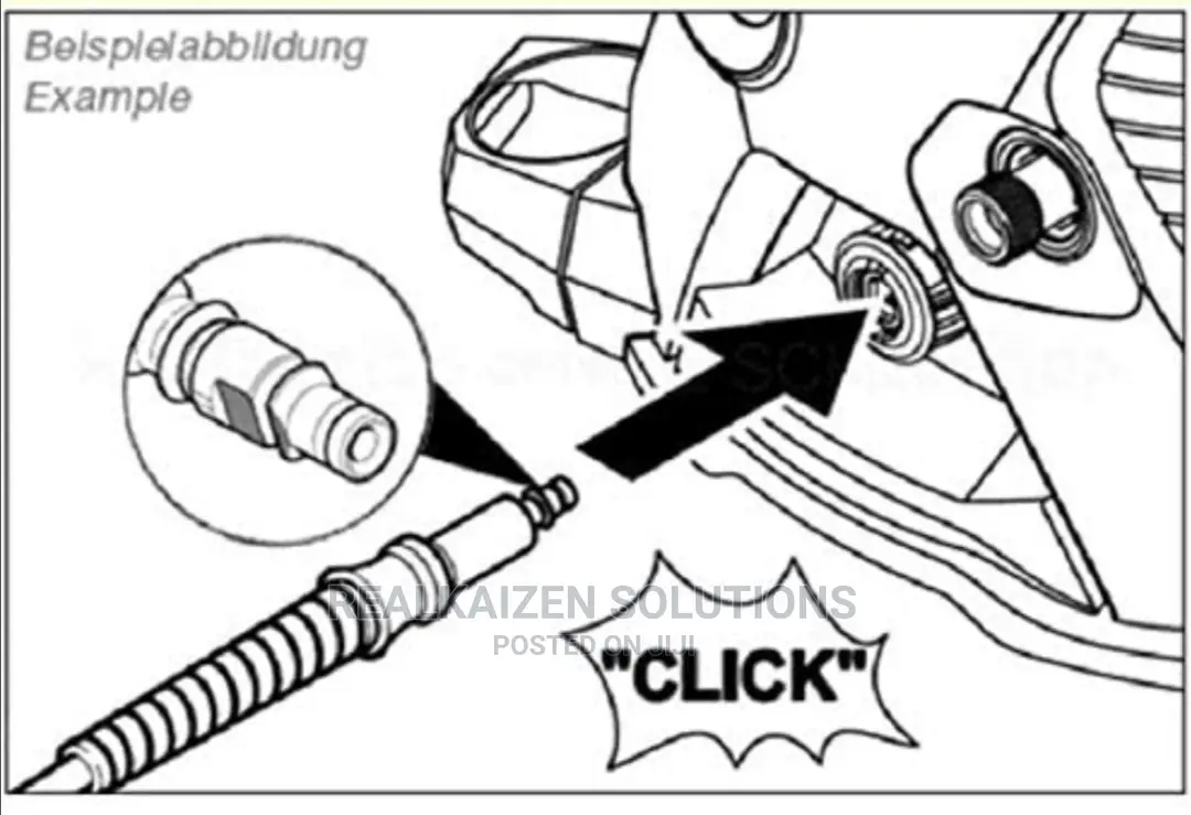 German KÄRCHER H 9 Q Quick Connect High Pressure Hose Pipe