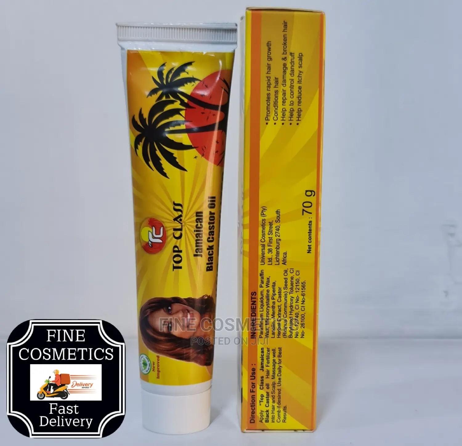 TOP CLASS Jamaican Black Castor Oil Hair Growth Fertilizer