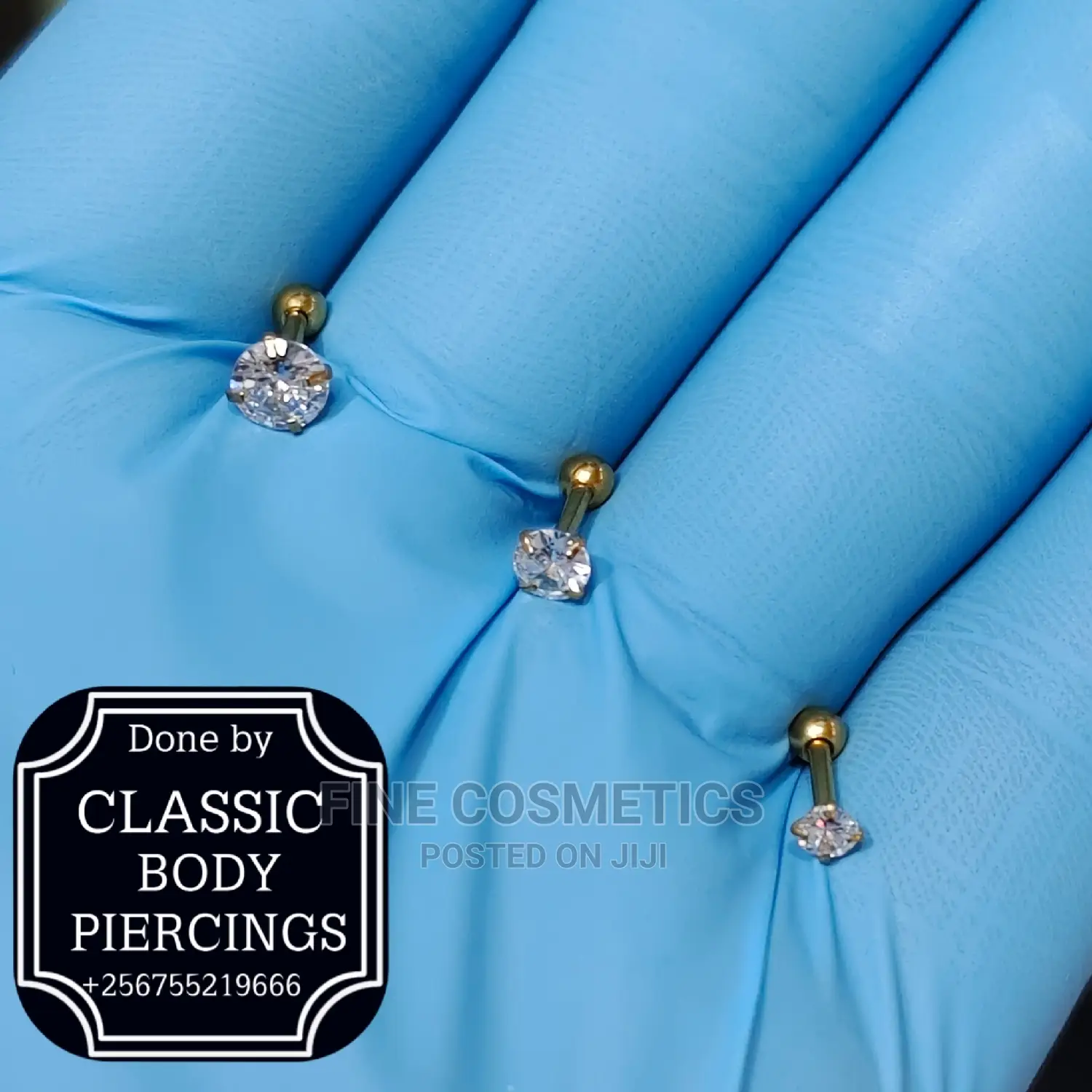 1pair Screw Earrings Surgical Steel Screw Stud Helix Rings