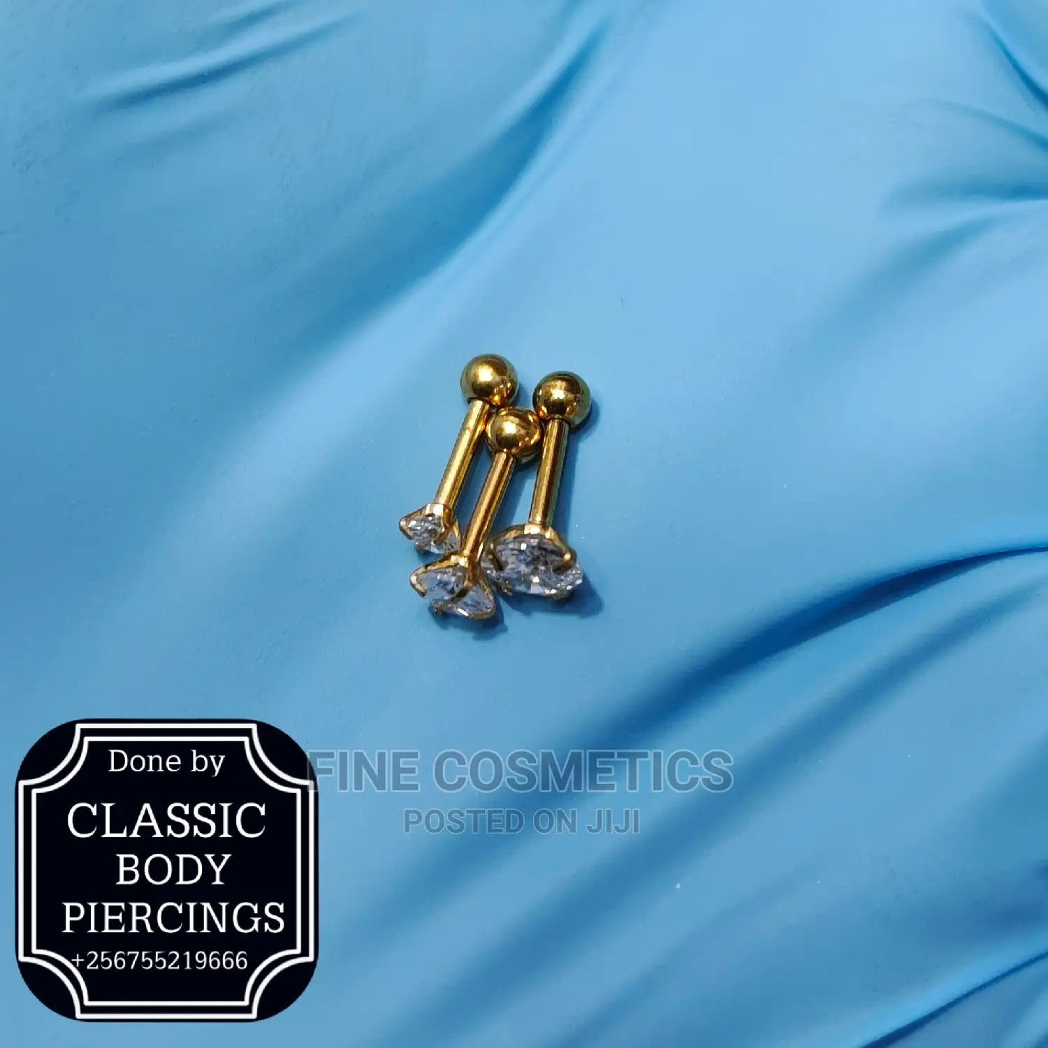 1pair Screw Earrings Surgical Steel Screw Stud Helix Rings