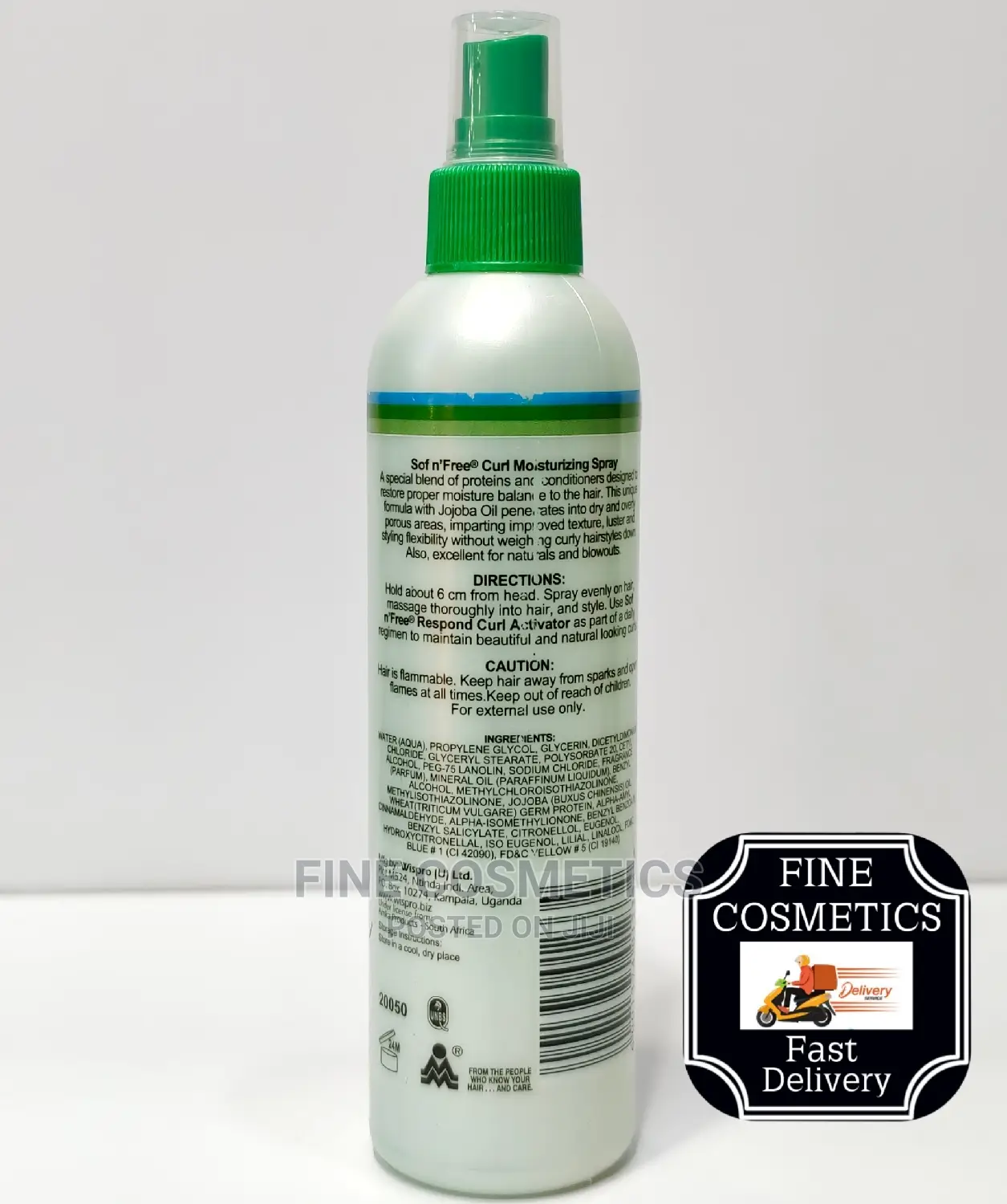 Sofn'free No Drip Curl Activator Moisturizing Hair Spray
