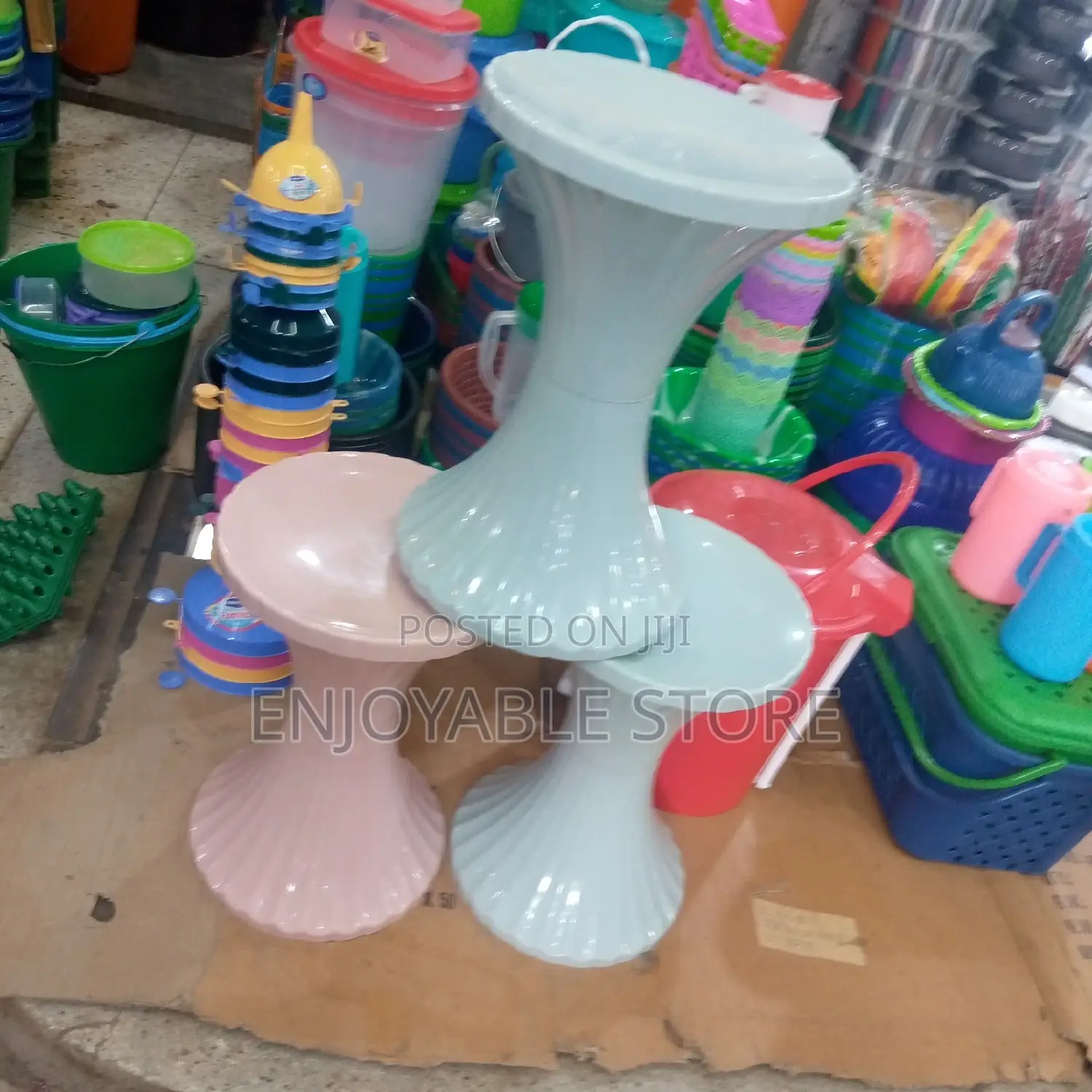 Plastic Round Drum Stools