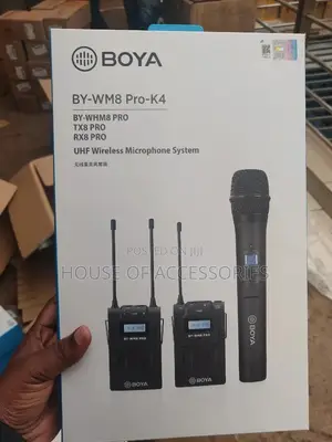 Boya Wm8 PRO K4 Uhf Wireless Microphone