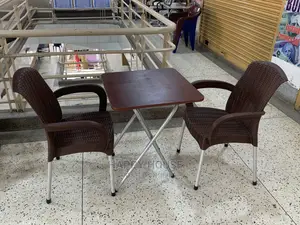 Set of Foldable Table and 2 Chairs