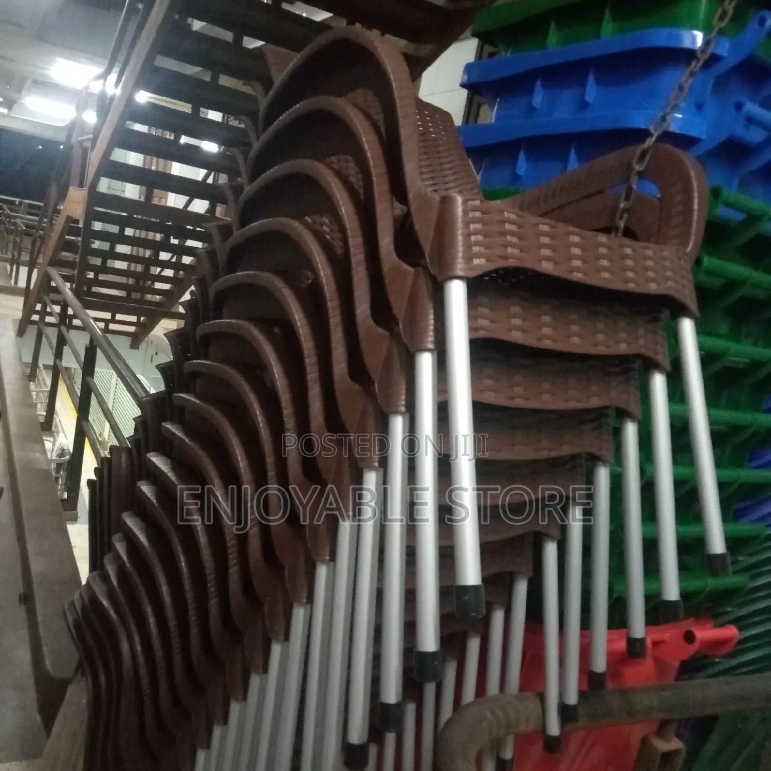 Plastic Aristo Chairs With Steel Legs