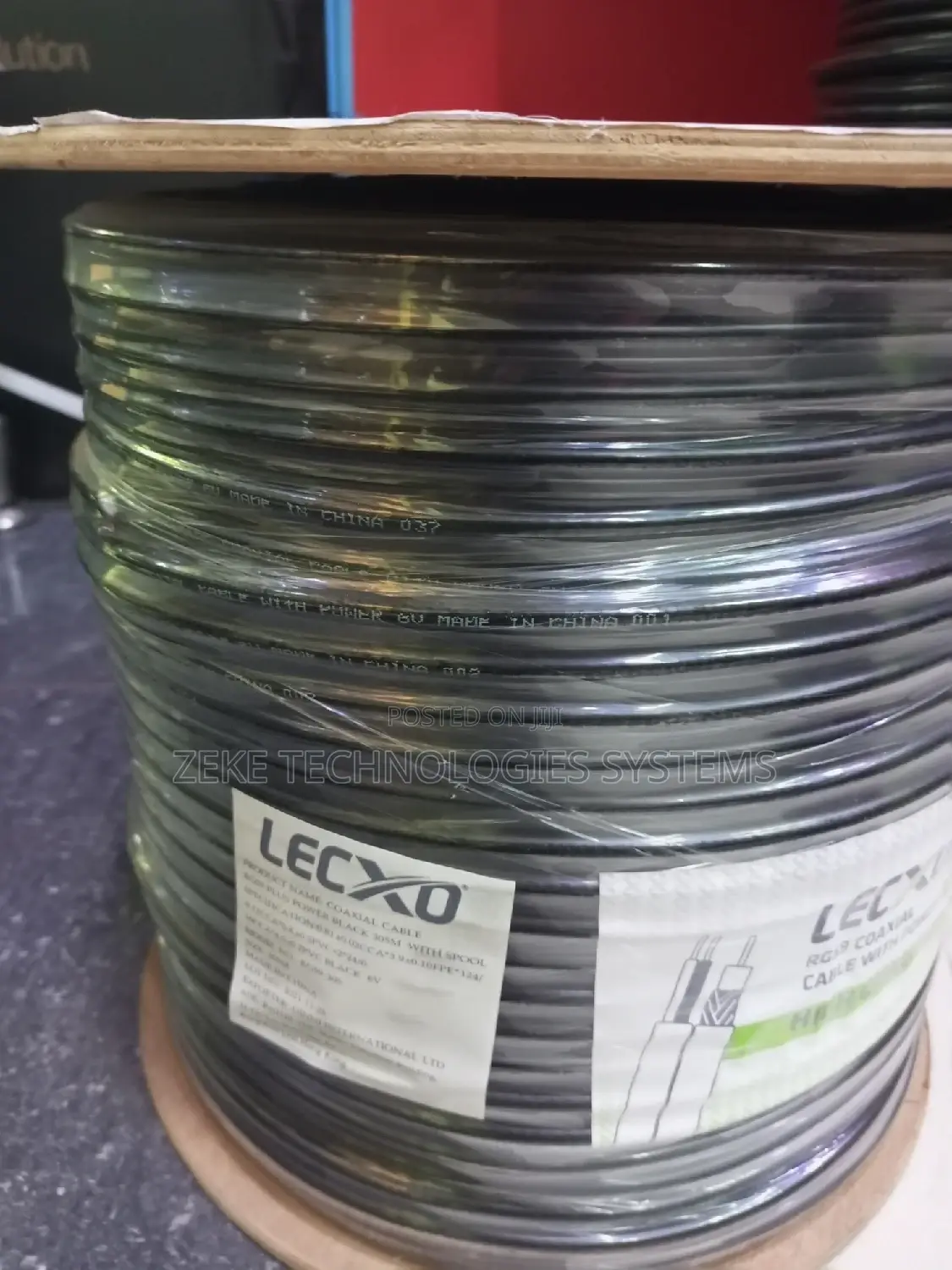 Rg 59 Coaxial Cable With Power 305meters
