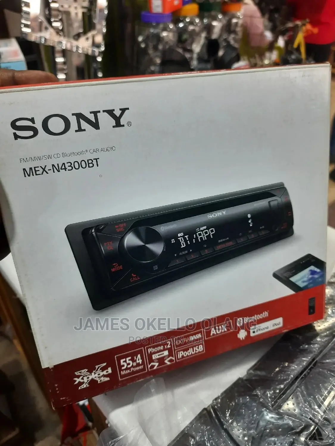 Original Sony Bluetooth Single Din Radio