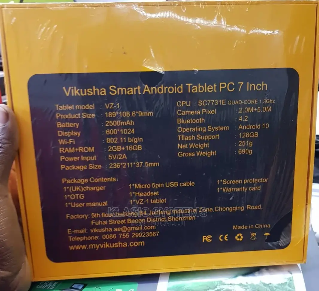 New Tablet 16 GB Black