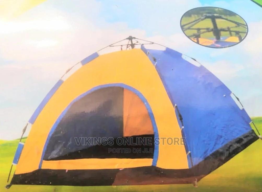 4 People Automatic Camping Tent. in Central Division Camping Gear