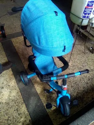 2in1 Kids Tricycle and Bicycle With Pushing Trolley