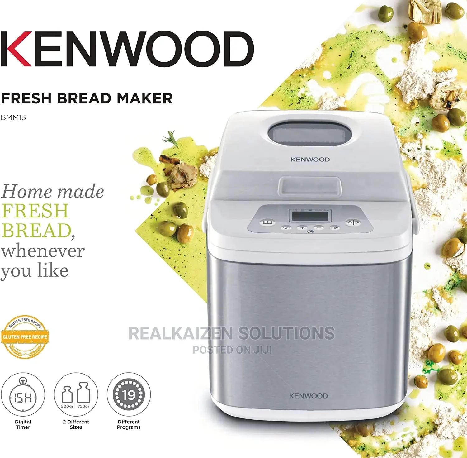 KENWOOD 19 in 1 Program Automatic Bread Maker