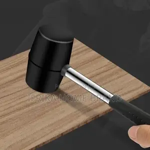 Rubber Double Head Mounting Hammer Fitting Tool Steel Handle