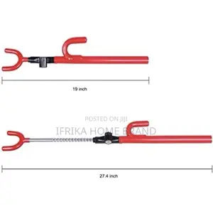 Anti-Theft Steering Wheel Lock, Red
