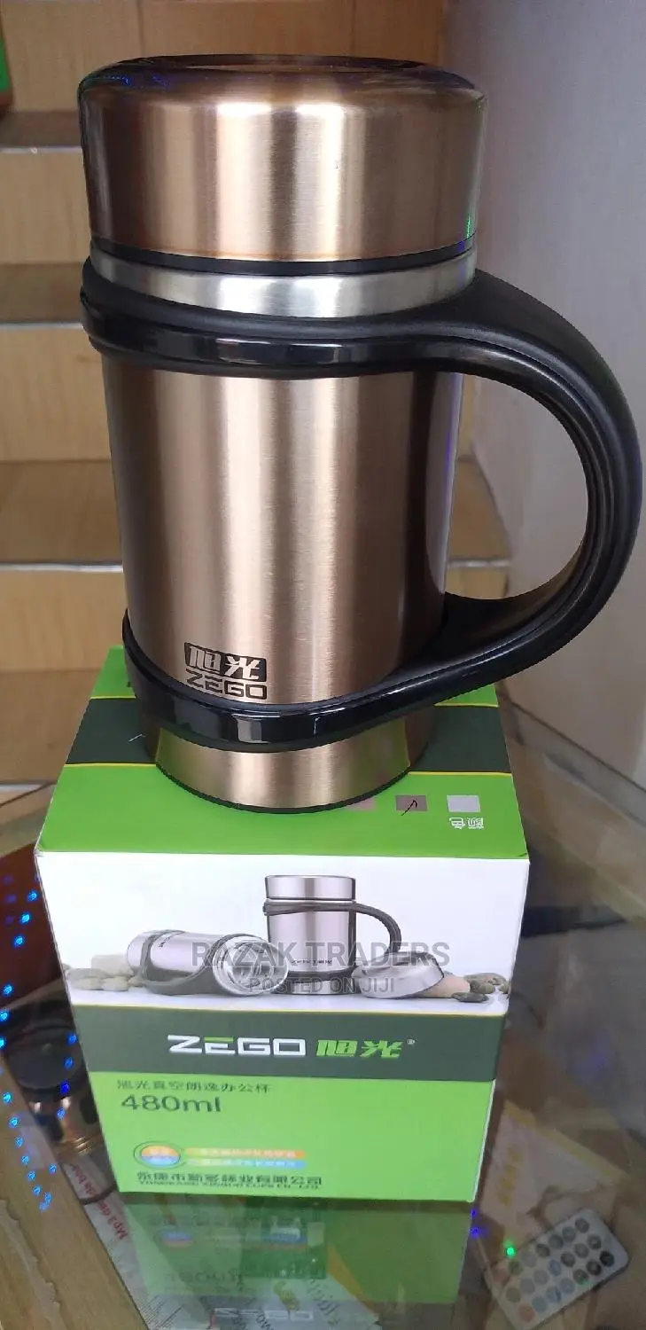 Stainless Steel Hot Cold Travel Mug Vacuum Cup, 480ml,
