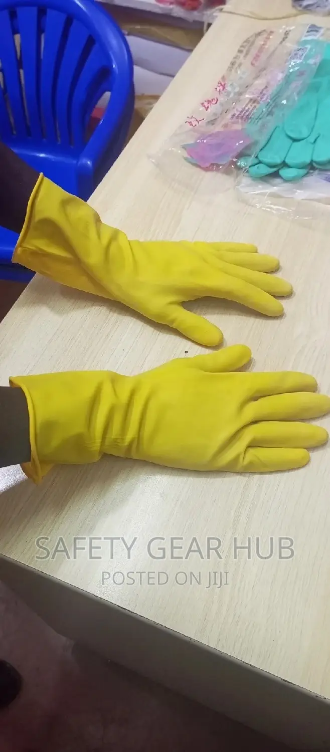 Yellow Rubber Gloves