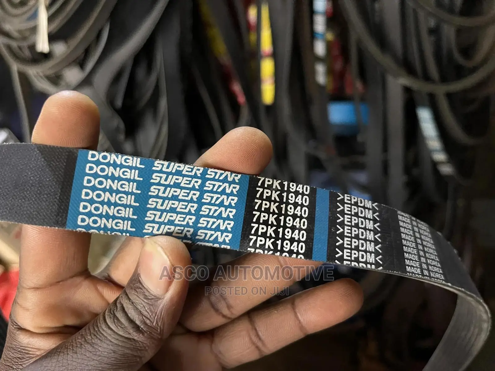 Serpentine Belt Harrier Noah 2AZ 1AZ. Genuine Dongil Korea