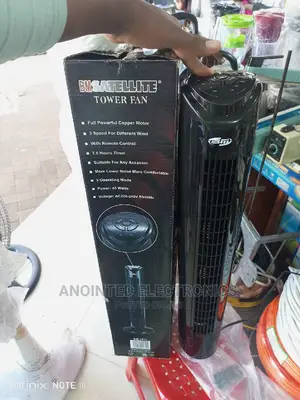 Tower Fan Black