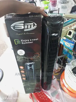 Tower Fan Black
