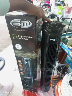Tower Fan Black
