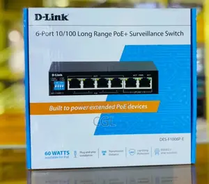 Photo - D-Link 6port Poe Switch Dlink 4ports Poe+Surveillence