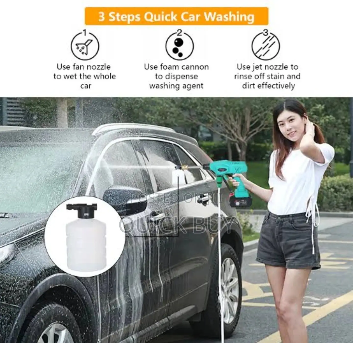 Rechargeable High Pressure Car Washer