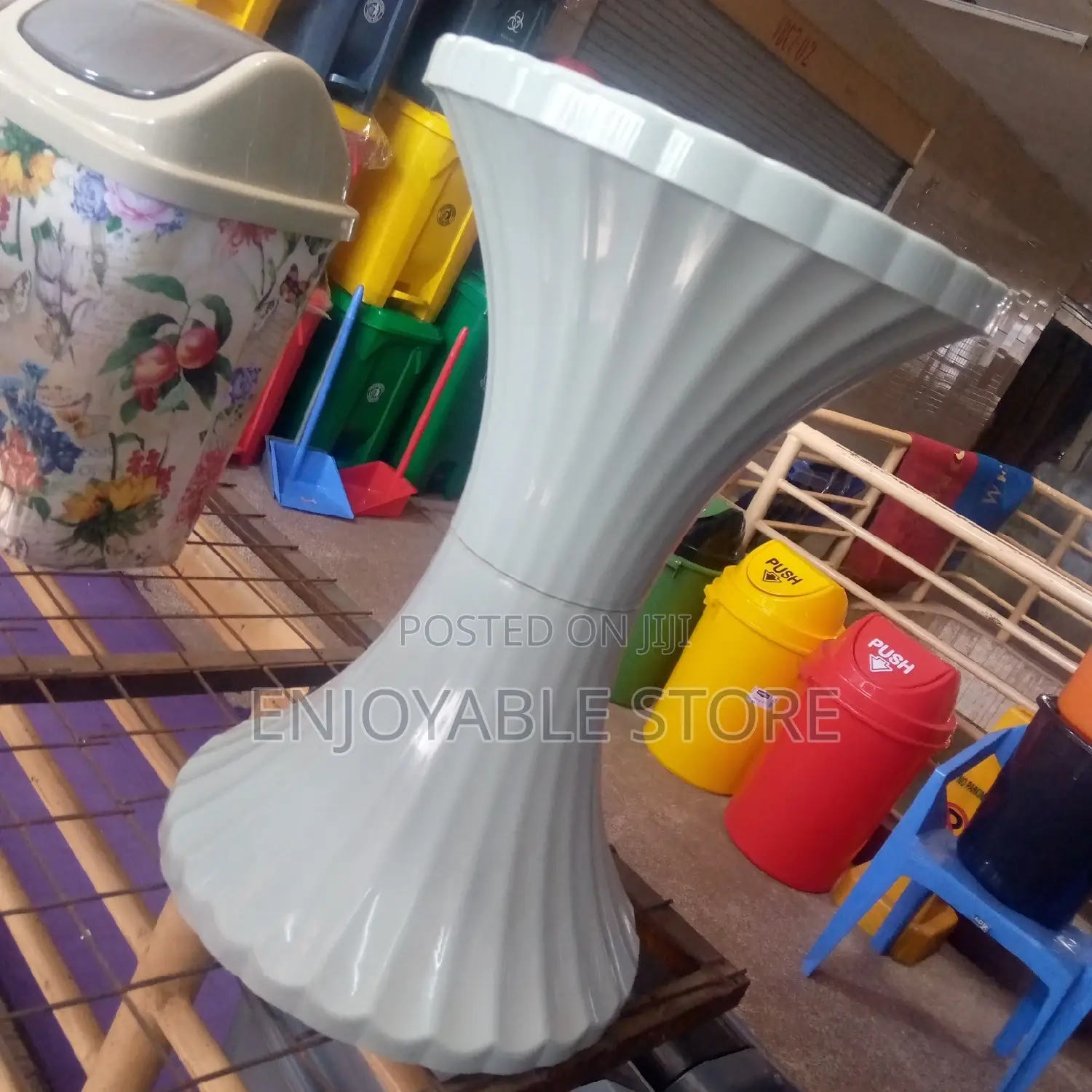 Plastic Drum Double Rounded Stool